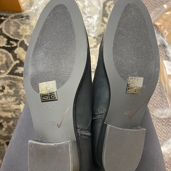 J. Crew Factory Black Over the Knee Boots - Picture 6 of 10